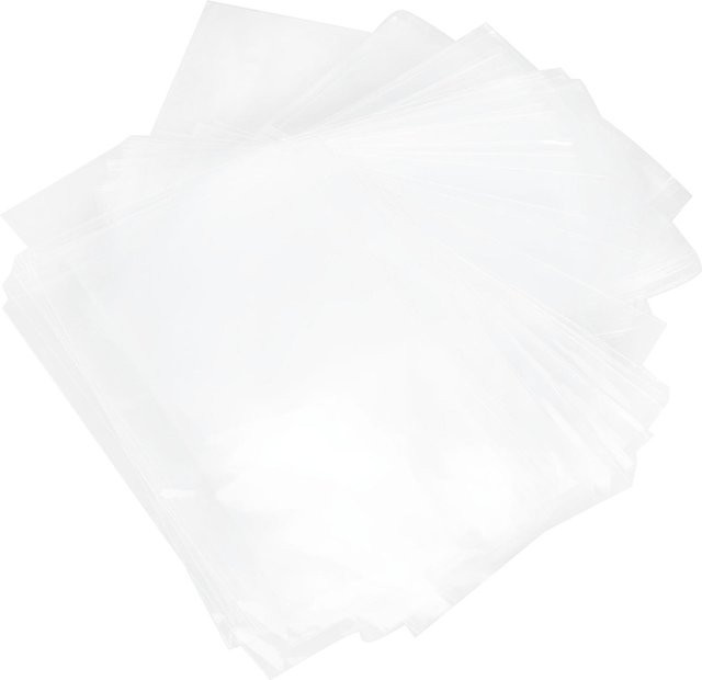 Fishine Eistüten aus transparentem Kunststoff, 100 Stück, rechteckige Form für Süßigkeiten und Schokolade, Weiß - Bild 1