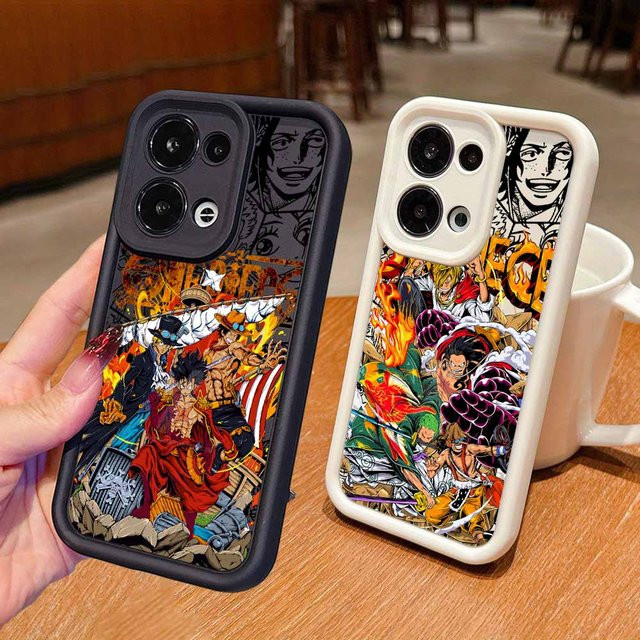 Xiaomi Redmi Note 15 14 13 12S 11S 11T 10 Pro Plus Max One Piece Captain Soft Phone Case mit Lanyard in Multicolour - Bild 1