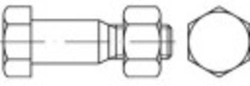 TOOLCRAFT Sechskant-Passschrauben M24, Länge: 60 mm, DIN 7968, Stahl feuerverzinkt, 25 Stück - Bild 1