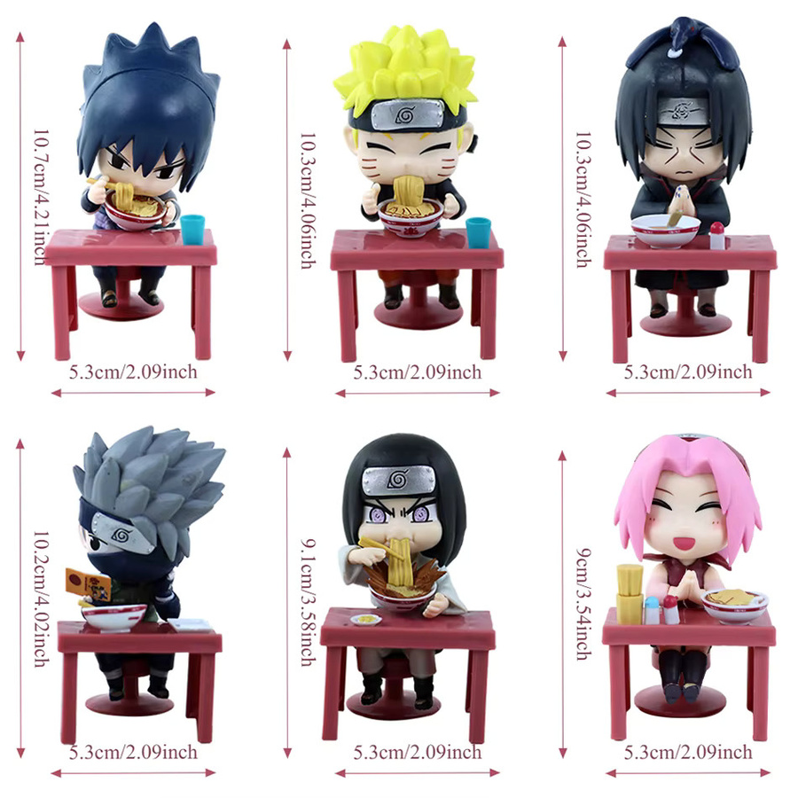 Bandai Naruto Shippuden Ramen-Thema, 6-teiliges Set, Blindbox-Figuren - Bild 5
