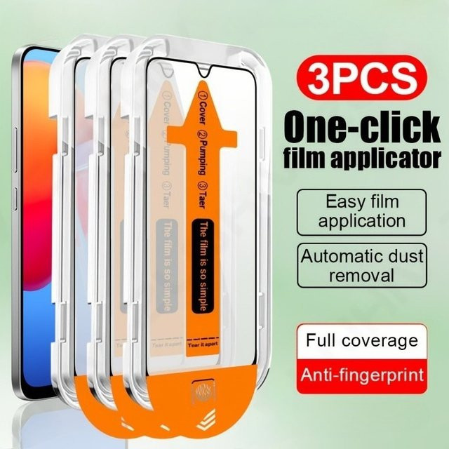 3er-Pack Glas-Displayschutz für Samsung Galaxy A56 A36 A26 A16 A06 A05 A05S A55 5G A35 A25 A15 A54, transparent - Bild 1