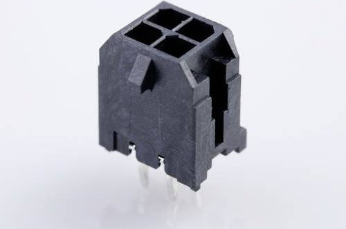 Molex Einbau-Stiftleiste Standard in Schwarz mit Goldkontakten, Rastermaß 3.00 mm - Bild 1