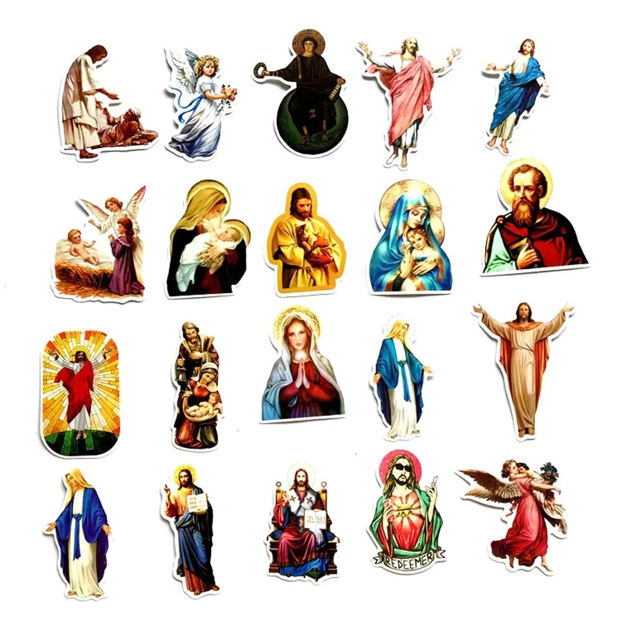 GOGOTU Jesus Christian Religion Aufkleber, 68 Stück - Bild 4