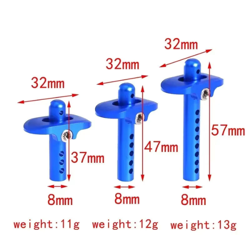TIMEA Karosseriepfosten Metall RC Modell Fahrzeug Zubehör 4-teiliges Set - Bild 4