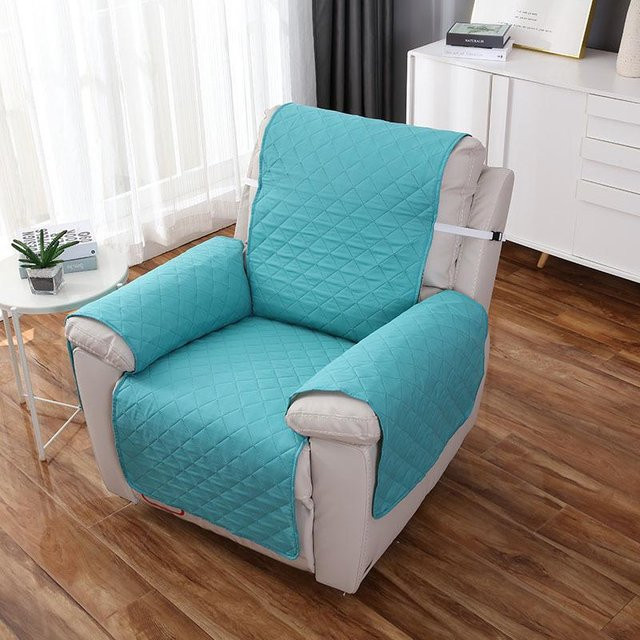 BC Pet Supplies Wasserdichter Sofa-Schonbezug für Recliner, Anti-Schmutz und Haustierfreundlich, Blau, Breite: 55 cm, Länge: 200 cm - Bild 1