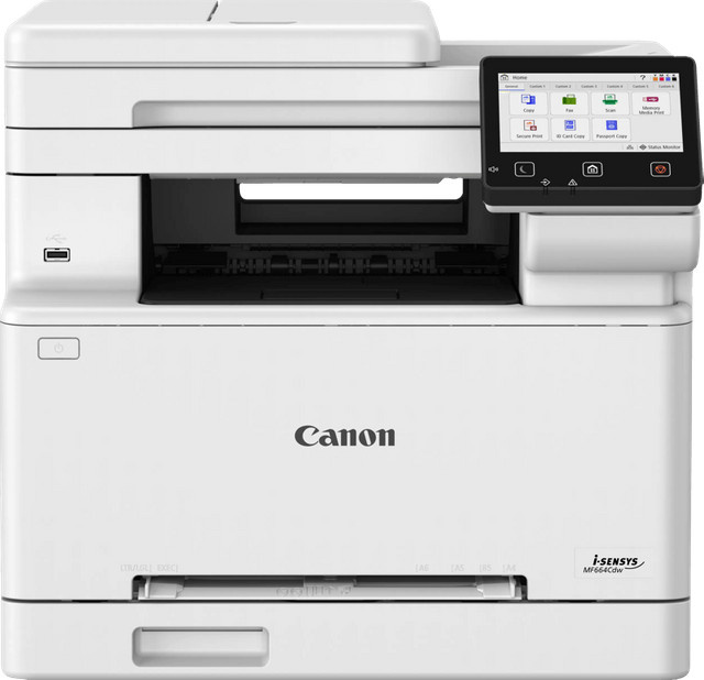 Canon i-SENSYS MF664Cdw Farblaser-Multifunktionsdrucker mit Drucken, Scannen und Kopieren, WLAN und LAN, bis A4 - Bild 1