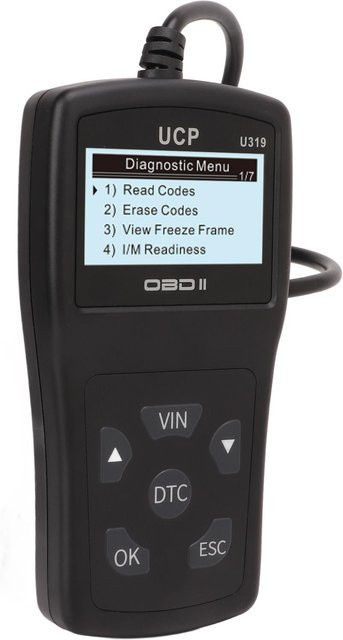 Koogeelife OBD2 Scanner Multifunktionales Auto Diagnose Scan Tool für Motor Fehlercode Leser in Schwarz - Bild 1
