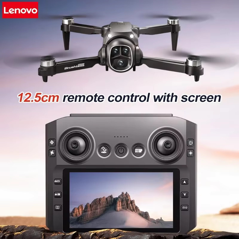 Lenovo M7 Drohne mit 8K Doppelkamera, GPS und Hindernisvermeidung, Schwarz - Bild 4