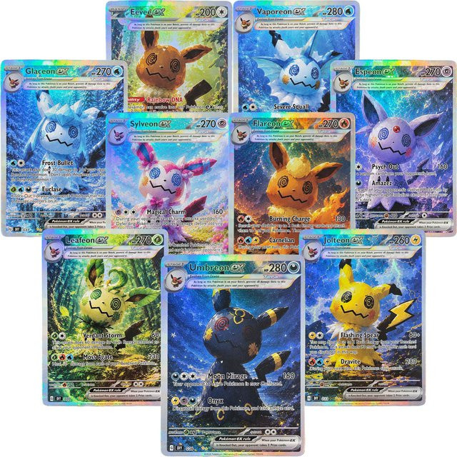 Keeppley Pokémon Spielkarten-Sammlung, Englisch, Bunt / Mehrfarbig - Bild 1