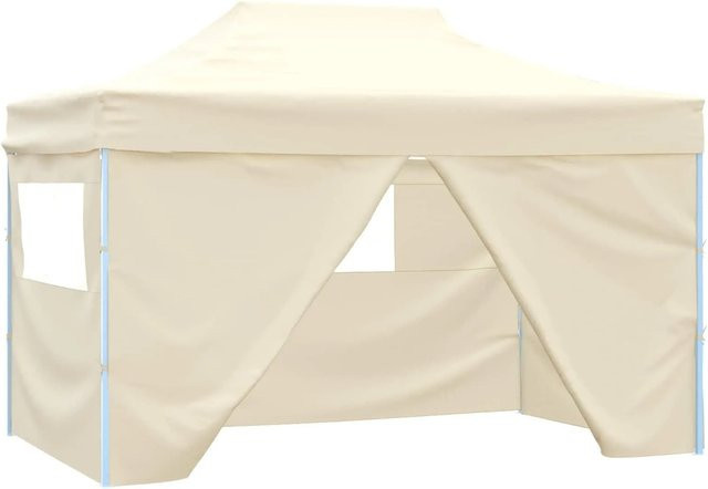 vidaXL Party-Zelt aus Oxford-Stoff in Creme/Beige, B/T/H: 291 x 431 x 315 cm - Bild 1