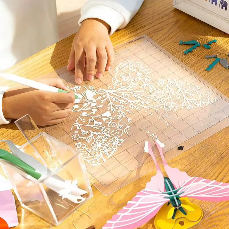 Cricut Transparente Standard-Viskositäts-Schneidematte für Vinyl, Bastelarbeiten, Quilten und Nähen in 4 Größen - Bild 2
