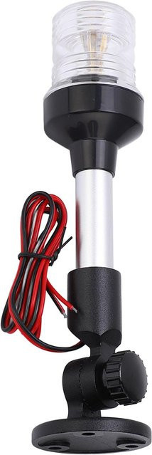 VehicleKit Anker Navigationslicht 9 Zoll mit 33 LED, IP66 wasserdicht, Rundum 360 Grad Bootslicht für Marine und Yachten, Farbe: Schwarz - Bild 1