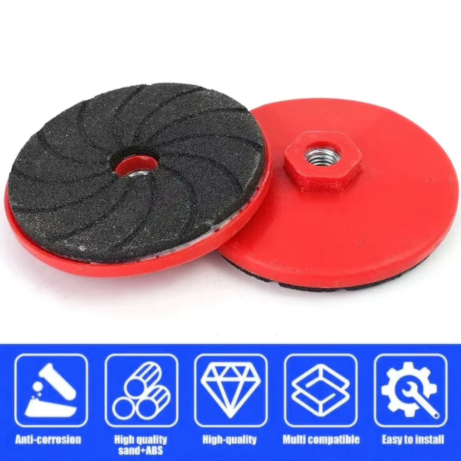 Vibratite Schleifscheibe für Winkelschleifer Typ 100, Stein- und Keramik-Schleifscheibe mit Körnungen 50, 100 und 200, Durchmesser: 100 mm, Bohrung: 8 mm - Bild 5