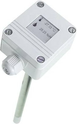 B + B Thermo-Technik Kanalfühler 0551 3221 in Weiß mit Messbereich -40 bis +125°C und 0 bis 100% rF - Bild 1