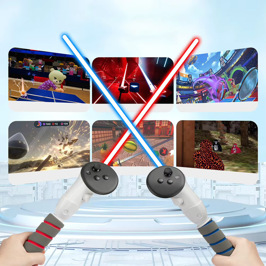 ALLOYSEED VR-Griffaufsätze als Controller-Erweiterung für Meta Quest 3S und Quest 3 - Bild 3