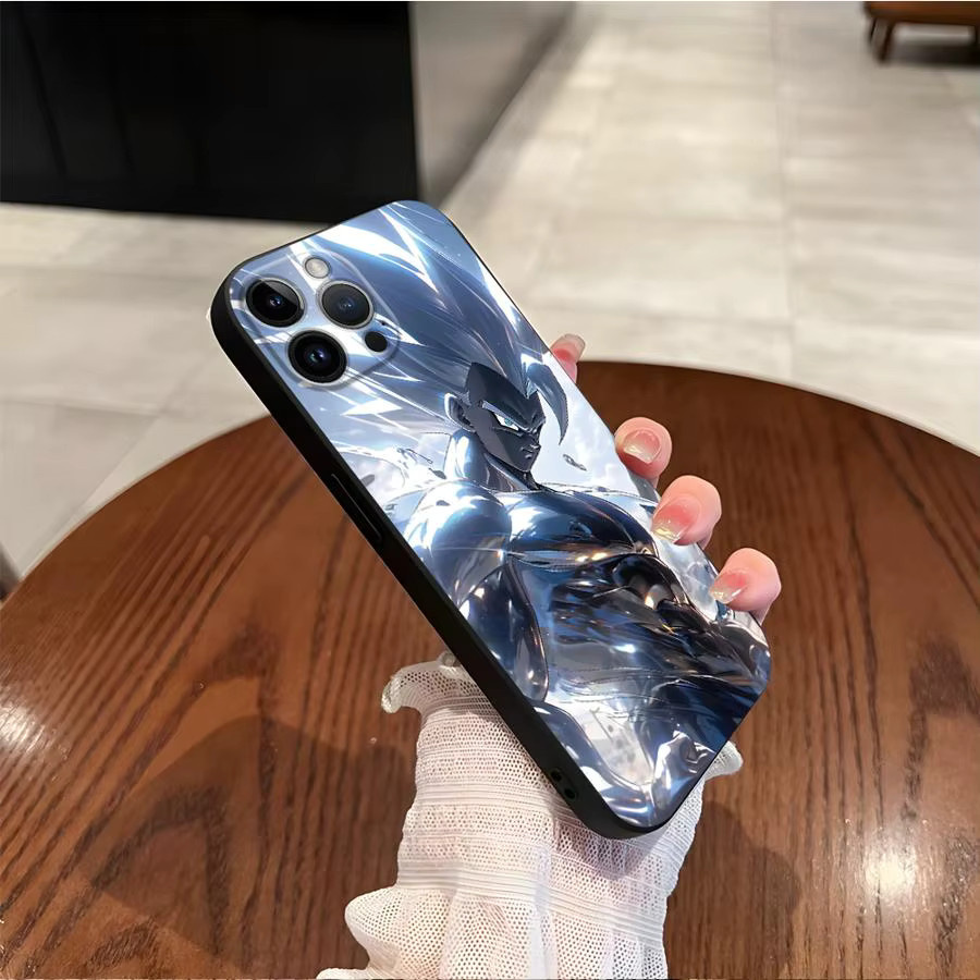 Dragon Ball Anime Handyhülle für Apple iPhone in Schwarz und Multicolour, weiche Schutzhülle - Bild 2