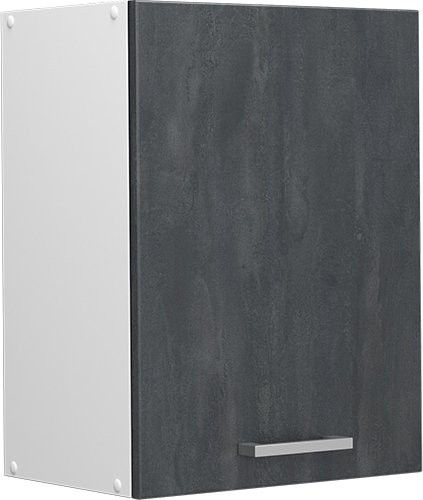 Vicco Hängeschrank R-Line Küchenschrank Schwarz Beton Weiß Breite: 45 cm - Bild 1