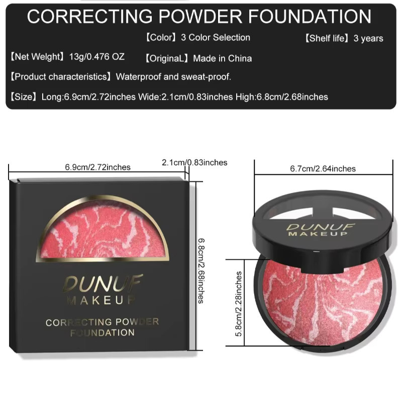 Handaiyan Rouge-Palette, Puder, schimmernd, Unisex - Bild 3