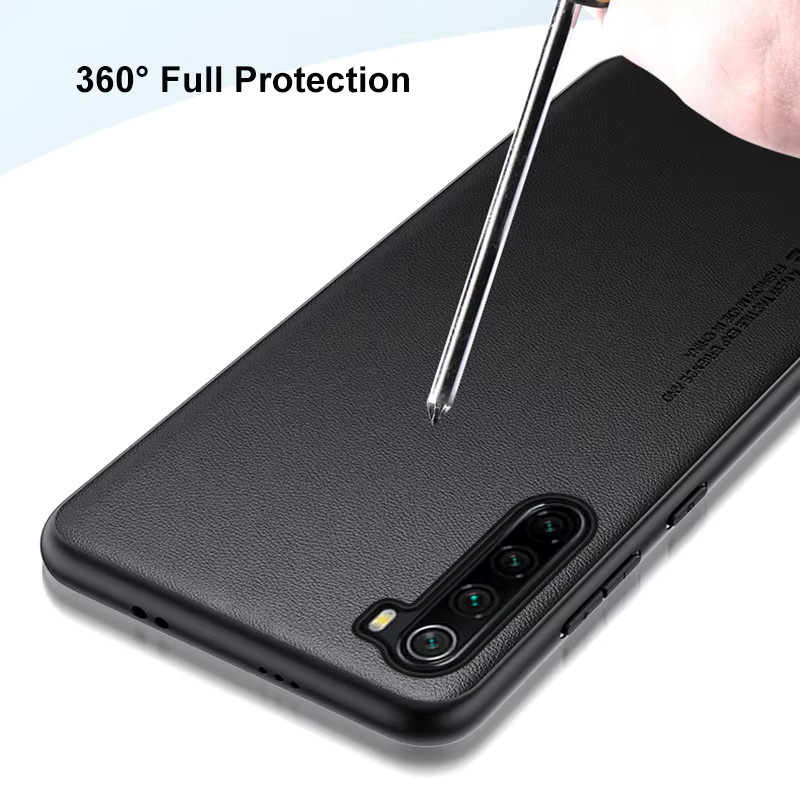Stoßfeste OnePlus Nord 5G Schutzhülle aus luxuriösem PU-Leder und Silikon in Schwarz - Bild 3