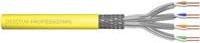 Digitus Cat.7a S/FTP Verlegekabel Ethernet LAN in Gelb, 1 m - Bild 1