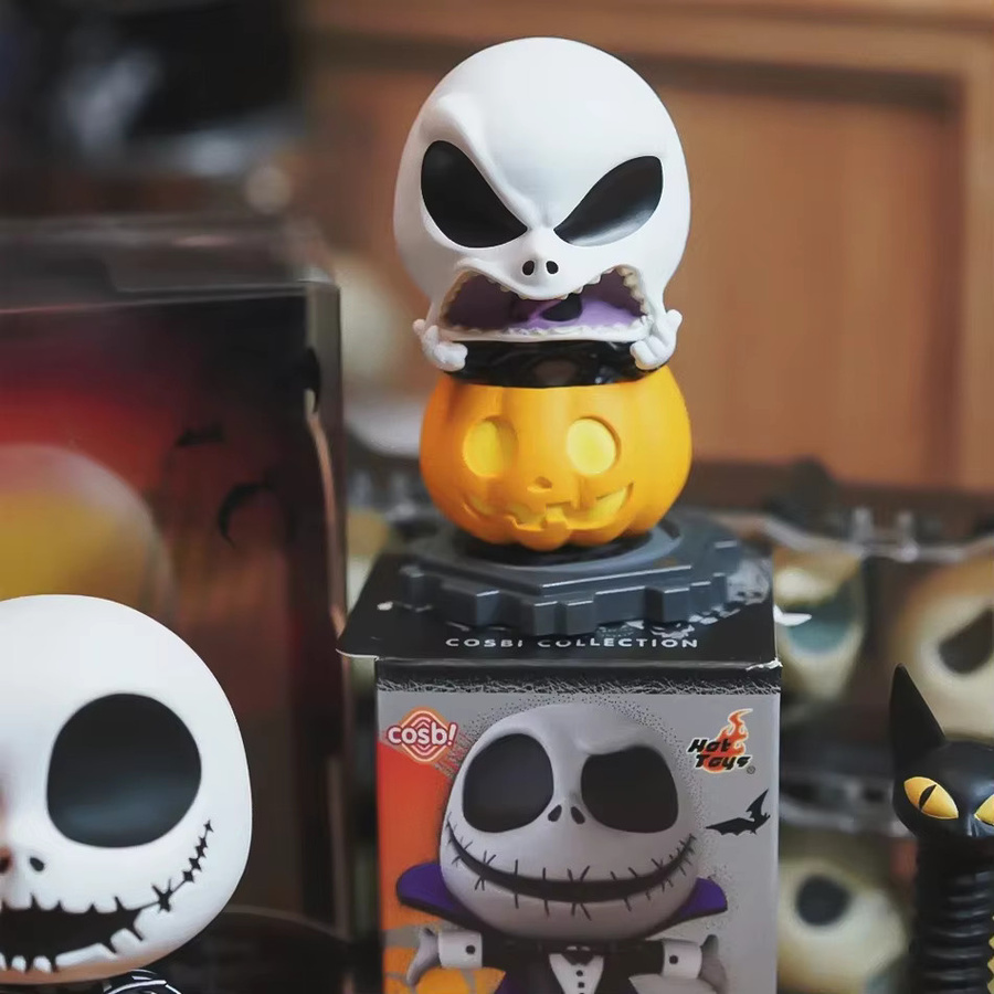 Bandai The Nightmare Before Christmas Jack Skellington Mayor Sally Figur, 8-teiliges Set, Action Figuren - Bild 2