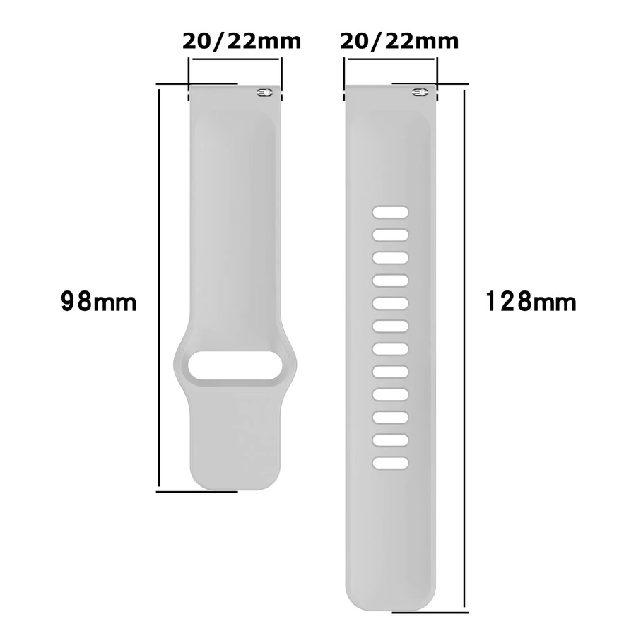 Xiaomi Uhrenarmband Silikon, 22mm, Schwarz, Unisex - Bild 5