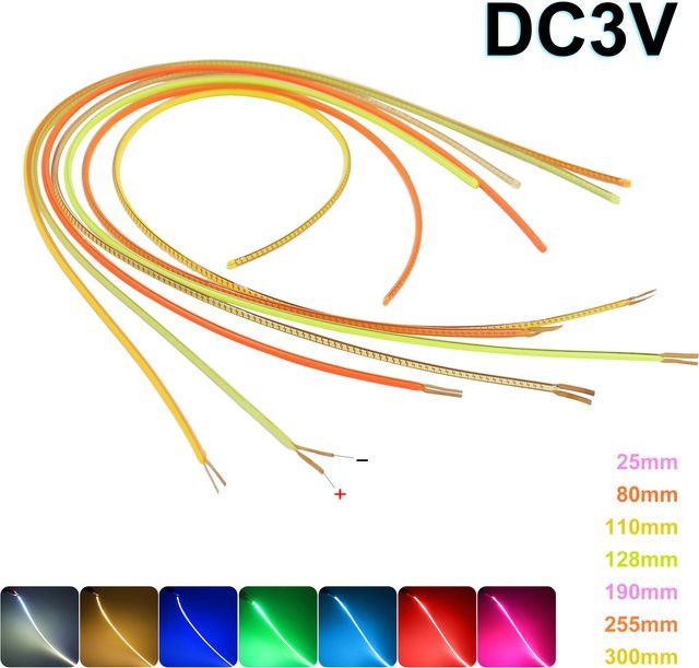 HEGEHE LED-Filament für Edison-Birnen, flexibel, DC3V, Blau - Bild 1
