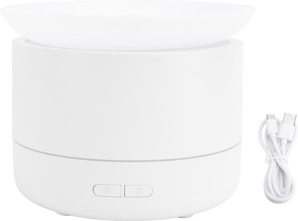 OutsideWorld Aromatherapie Diffusor mit 7 Farben Nachtlicht und Luftbefeuchter, Weiß, 200 ml