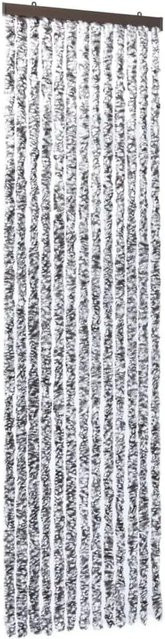vidaXL Insektenschutz-Vorhang aus Chenille in Braun und Beige, thermoisolierend, Breite: 56 cm, Höhe: 185 cm - Bild 1