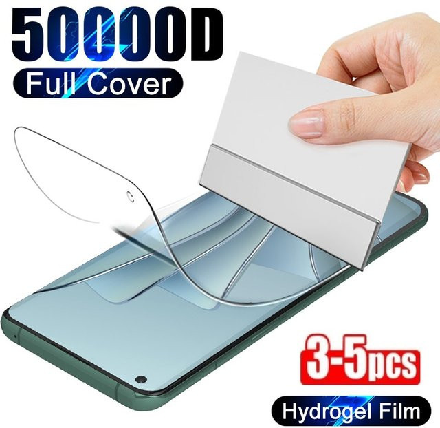 3 bis 5 Stück Hydrogel-Displayschutzfolie für OnePlus 11 R 10T 9 RT 10 Pro ACE 2 V 8 Pro 8T 7 7T Nord 2T ACE3 12 12R in Transparent - Bild 1