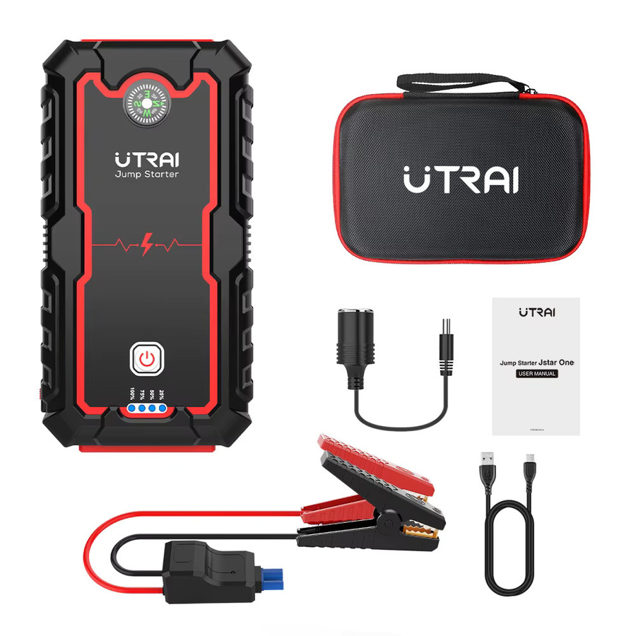 UTRAI Power Bank Starthilfe 2000A Tragbares Ladegerät Auto Booster 12V Notfall Batterie Starter in Schwarz - Bild 5