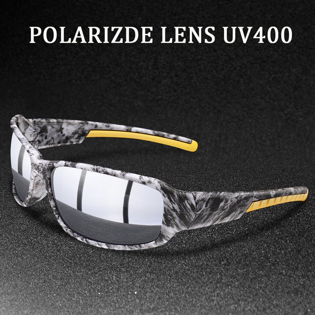 LOISRUBY Polarisierte Fahrrad-Sonnenbrille, Vollrand, Kunststoff, Unisex - Bild 1
