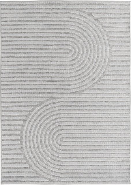 Ayyildiz Outdoor-Teppich Desert Grau, B/B: 80 x 250 cm - Bild 1
