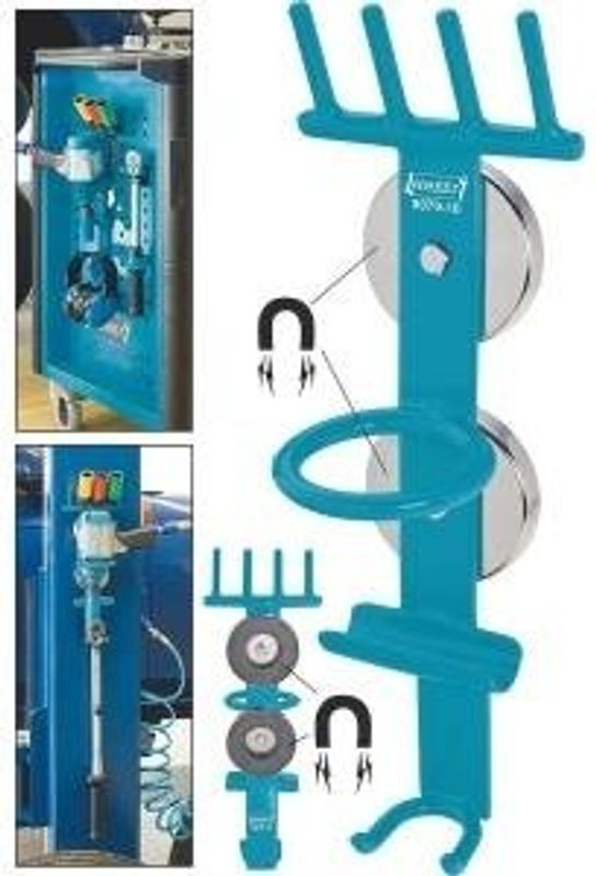 Hazet Magnetischer Werkzeughalter 9070-10 Wandmontage aus Metall in Blau und Petrol - Bild 3