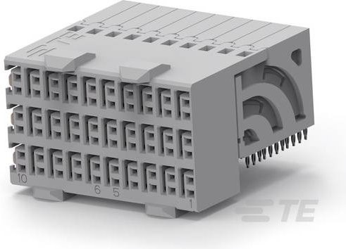TE Connectivity Einbau-Buchsenleiste Standard 2065883-1 in Grau - Bild 1