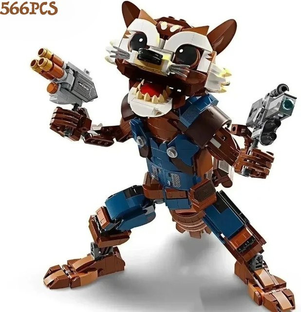 Hot Toys Marvel Rocket Baby, Baustein-Set, 566 Teile - Bild 1