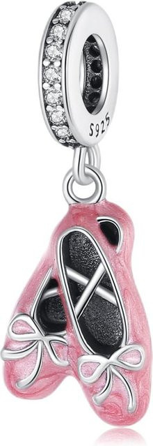 Annier Charms Silber, Lateinischer Tanz Junge Mädchen Schuh, Kupferbeschichtet - Bild 1
