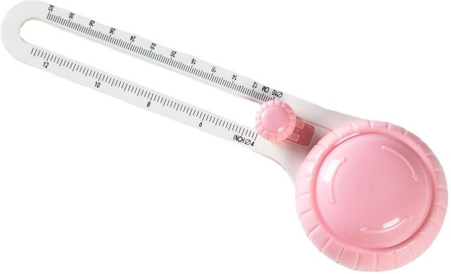 NATAWA Kreisschneider Runder Papierschneider in Rosa - Bild 1