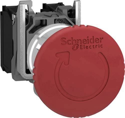 Schneider Electric XB4BS8442 Not-Aus-Schalter in Rot aus Kunststoff - Bild 1
