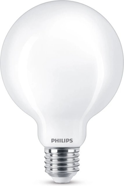 Philips LED-Leuchtmittel Globeform E27 7 W Warmweiß Transparent Glas H: 14 cm, Ø: 9,5 cm - Bild 1