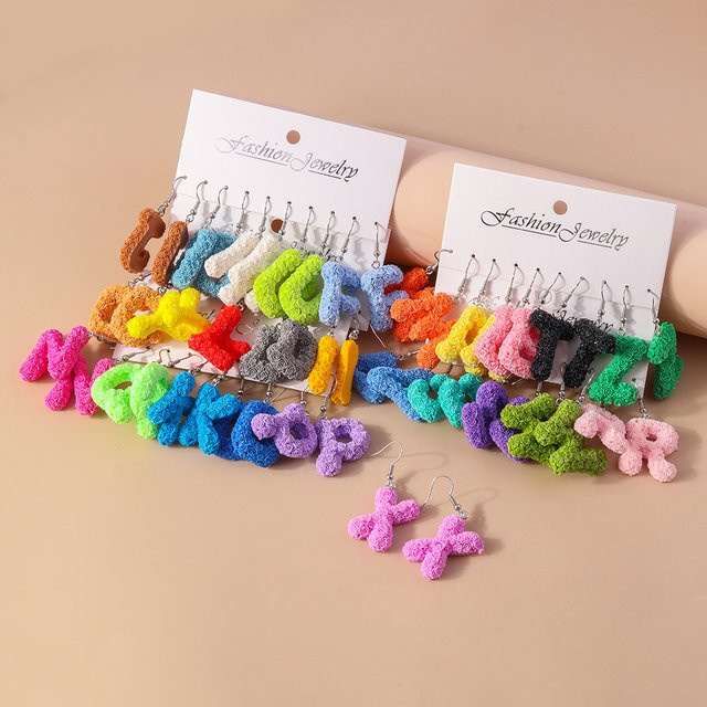 Gritavo Ohrringe, Alphabet, Bunt, Damen - Bild 1