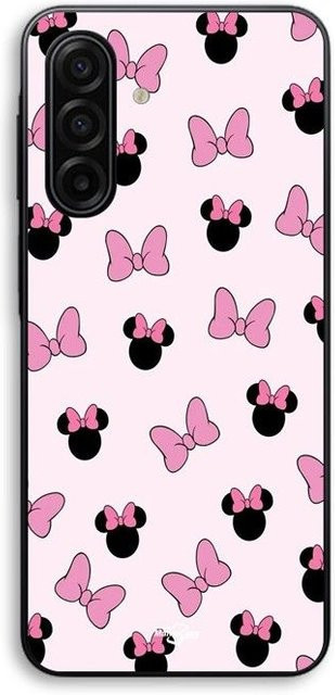 Maniacase Handyhülle für Samsung Galaxy A57 mit Minnie Schleife Design in Rosa und Schwarz - Bild 1