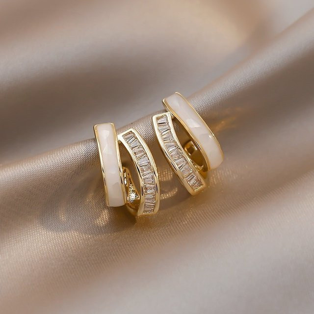 SAY Ohrringe 925 Silber, Zirkonia, Damen - Bild 1