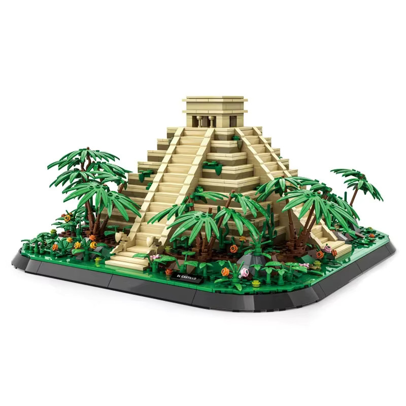 WOMA Mexiko Kukulkan Maya Pyramide, Bausteine, 1346 Teile - Bild 7