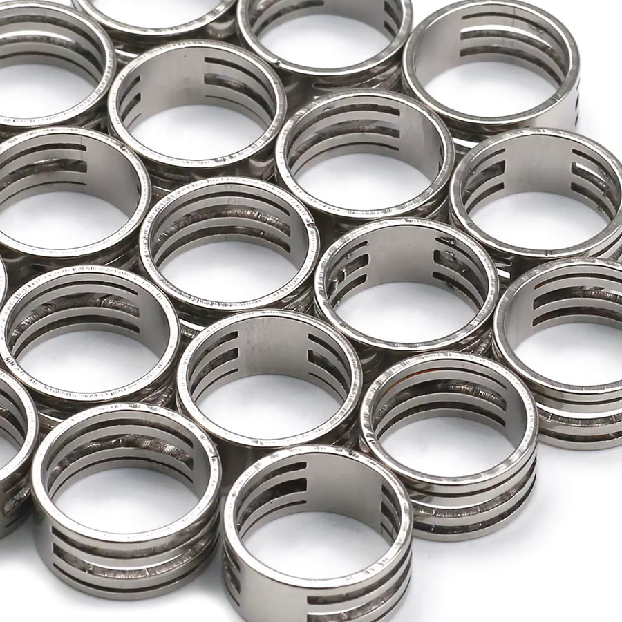 Edelstahl Sprungringe Set für Schmuckherstellung und DIY-Handwerk in Silber - Bild 2