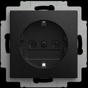 Busch-Jaeger Steckdoseneinsatz 20 EUCR-915 in Schwarz - Bild 1