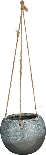 Mica Decorations Hängender Topf Monta in Dunkelblau, Höhe: 12 cm, Durchmesser: 15 cm - Bild 1