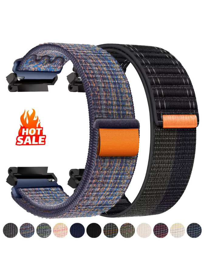 Geekthink Uhrenarmband Nylon, Schwarz, Amazfit T-Rex 3, Amazfit Trex, Amazfit Pro - Bild 4