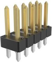 Amphenol Stiftleiste Standard 77313-101-10LF in Gold - Bild 1