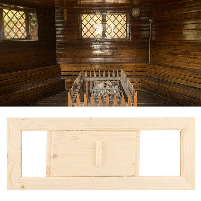 mfySpace Lüftungsgitter aus Holz für Dampfbad und Sauna in Beige - Bild 1